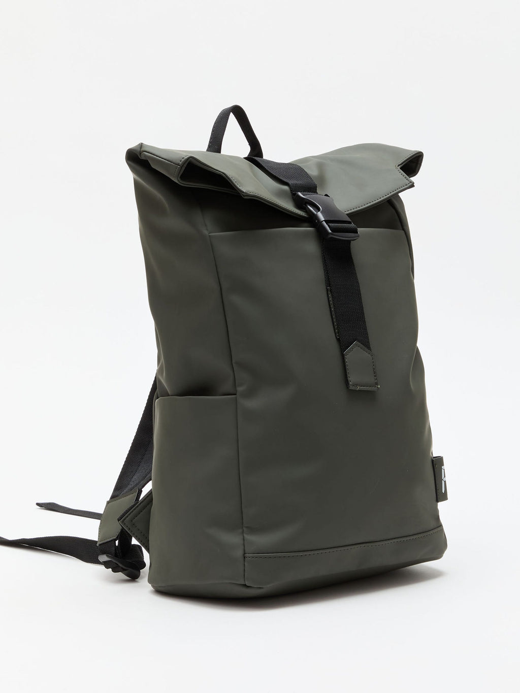 Mochila con Solapa Verde Olivo